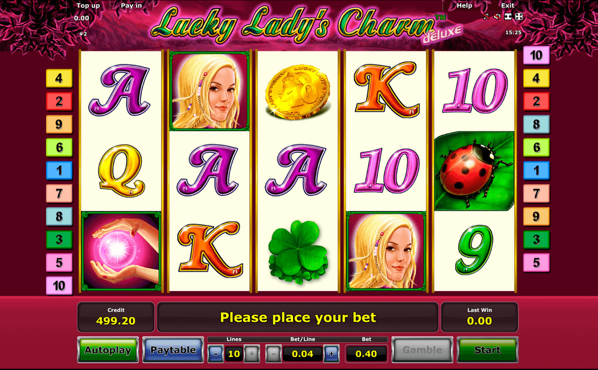 Lucky Lady’s Charm nyerőgép bónusz funkciók