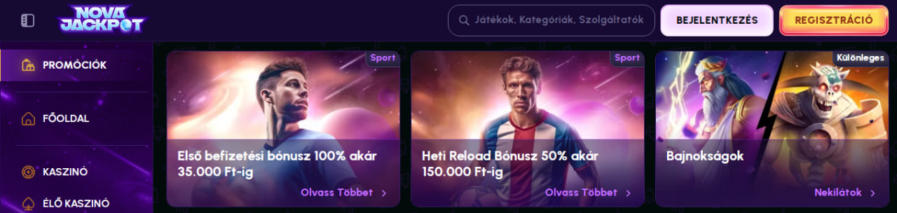 Nova Jackpot kaszinó