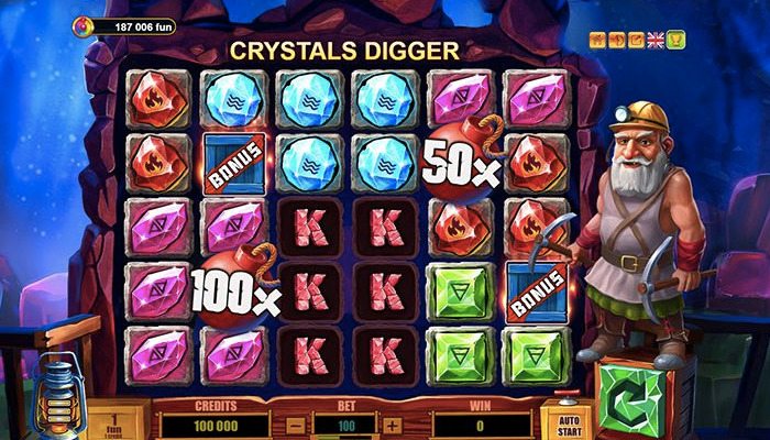 Crystals Digger legjobb online klasszikus nyerőgépek