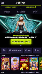 Sportuna Casino könnyen játszható online