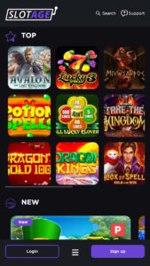 Slotage Kaszinó játékok