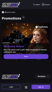 A Slotage Kaszinóban elérhető bónuszok és promóciók 